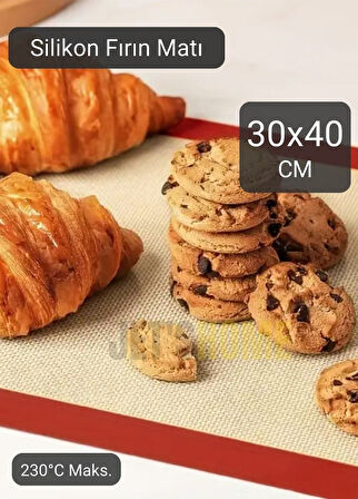 Silikon Mat Silpat Pişirici Mat Fırın Matı 40*30 cm