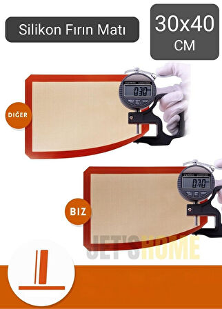 Silikon Mat Silpat Pişirici Mat Fırın Matı 40*30 cm