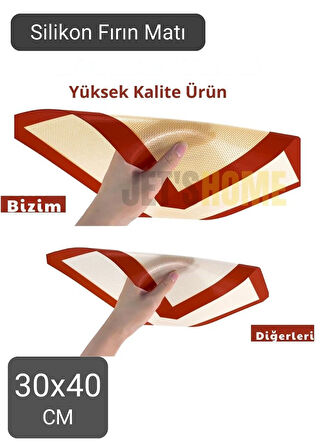 Silikon Mat Silpat Pişirici Mat Fırın Matı 40*30 cm
