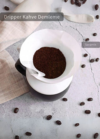 V60 02 Seramik Dripper Kahve Demleme Ekipmanı Aparatı Kırmızı