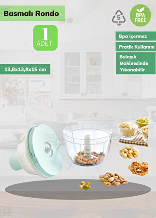 Basmalı Rondo Pratik Bas-Kes Rondo BPA Free