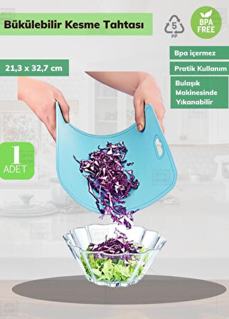 Bükülebilir Kesim Tahtası Matı Pratik Kesme Tahtası Matı