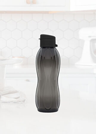 Matara Kapaklı Okul Suluğu Plastik Su Şişesi Siyah 750 ml
