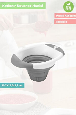 Kavanoz Hunisi Katlanır Domates Hunisi Silikon Huni Bpa Free