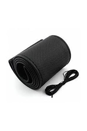 Subaru Levorg Uyumlu Dikmeli Direksiyon Kılıfı Siyah Dikişli