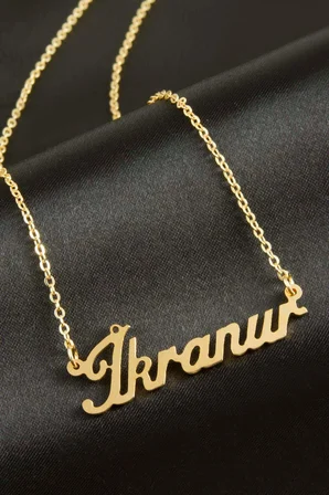 İkranur İsimli Kolye (Kişiye Özel)