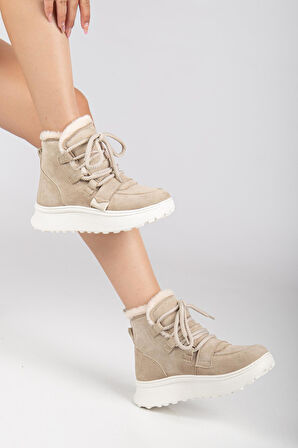 Suins Juliana Hakiki Deri Süet Kadın Bot