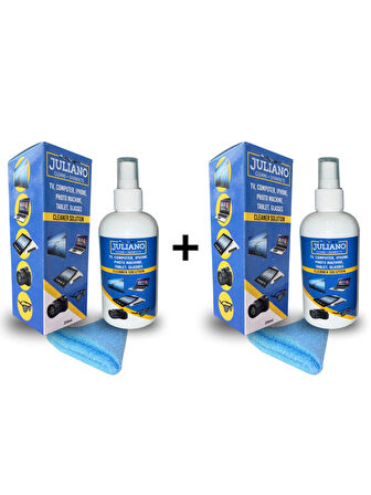 2 Adet Gözlük, Led, Ekran, Laptop, Tablet, Bilgisayar, Televizyon, Cep Telefonu, Kamera, Koruyucu Ve Parlatıcı Doğal Temizleme, Temizlik Seti – 250 ML Temizleyici