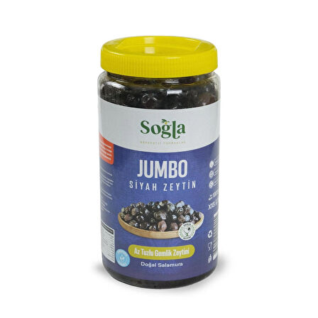 Jumbo Siyah Zeytin 1000g