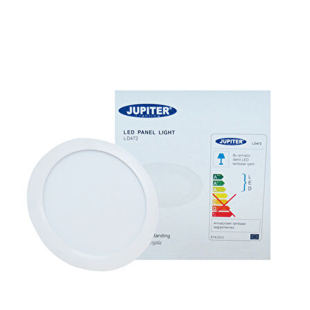 Jüpiter Ld 472 Yuvarlak Led Panel Beyaz