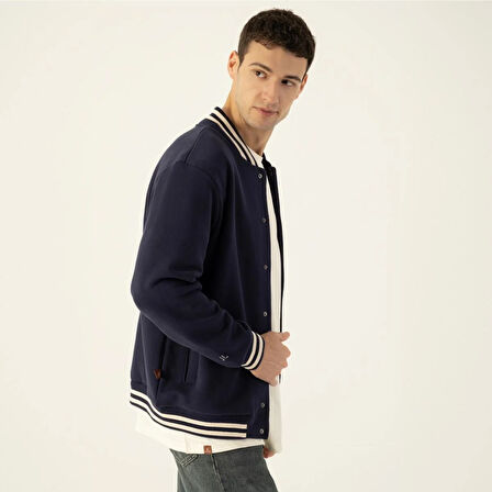 LAMPAGO Unisex Bomber Ceket