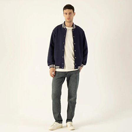 LAMPAGO Unisex Bomber Ceket