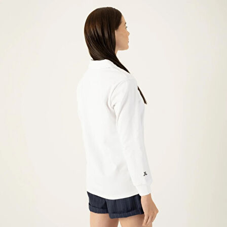 LAMPAGO Unisex Polo Yaka T-shirt