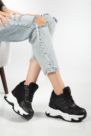 Suins Juvina Model Yüksek Gizli Topuklu Kadın Spor Ayakkabı Sneaker