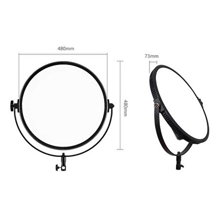 Gdx CF-200W 2'li Led Video Işığı