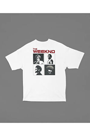 Rapper The Weekend Baskılı Unisex Tişört, Oversize Rap Tişört