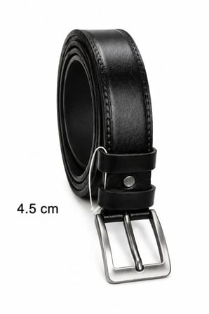Erkek Hakiki Deri 4.5 Cm Klasik Ve Kot Pantolon Kemeri Metal Tokalı