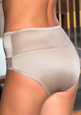 Yüksek Bel Slip Külot Cappucino