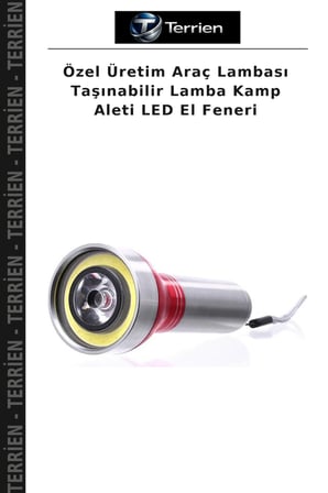 Özel Üretim Araç Lambası Taşınabilir Lamba Kamp Aleti LED El Feneri