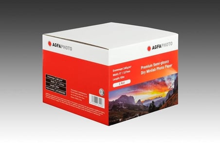 Premium Ofis Gereci Fotoğrafçılık Mat Baskı Agfaphoto Fotoğraf Kağıdı 127MM 65M DX100