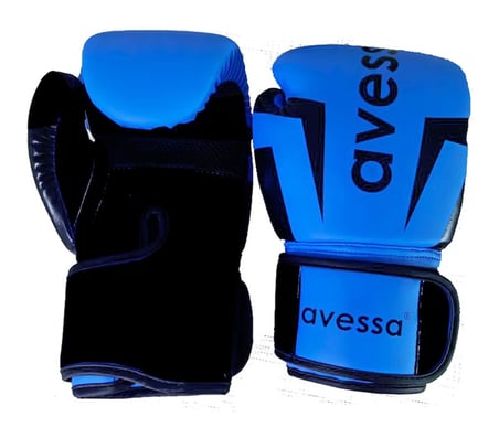 Delux Serisi RİNG-308 Blue Boks Eldiveni 8 Oz Mavi Sporcu Ürünü Dövüş Sporu