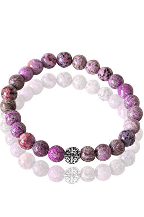 Sertifikalı Çeroit Taşı Bileklik - Gümüş Aparatlı