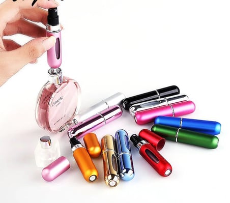Özel Seri Pratik Şişe Koku Taşıyıcı Kolay Dolum Cep Parfüm Şişesi 5ml