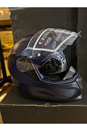 Sx.100 Mat Mavi Kask