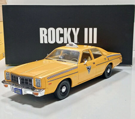 Dianomi 1:18 ÖLÇEK 1972 DODGE MONACO TAXİ HOLLYWOOD FİLM SERİSİ// DİECAST MODEL