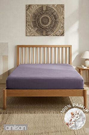 %100 Pamuklu Penye Lastikli Çarşaf | Tek/Çift Kişilik | Fitted Jersey | 30 cm Köşe Yüksekliği