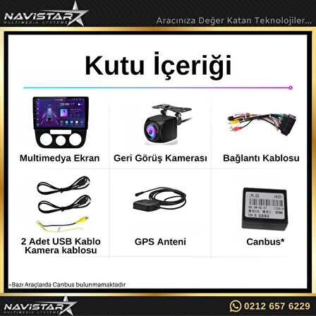 Volkswagen Jetta 2+32GB Android 13 Kablosuz Carplay 2005-2010 Navigasyon Multimedya Sistemi 