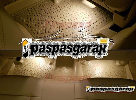 Vw Jetta Bej 3D Havuzlu Paspas 2011-2019 Arası