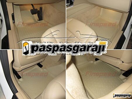 Vw Jetta Bej 3D Havuzlu Paspas 2011-2019 Arası