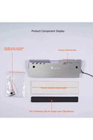 Jonsbo Nc-3 Rgb Ddr3-ddr4 Ram Soğutucu