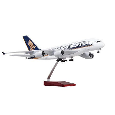  HEDİYELİK-MAKET UÇAKLAR-SINGAPORE-ÖLÇEK : 1:160 45,5 CM-JA380SINGAPORE