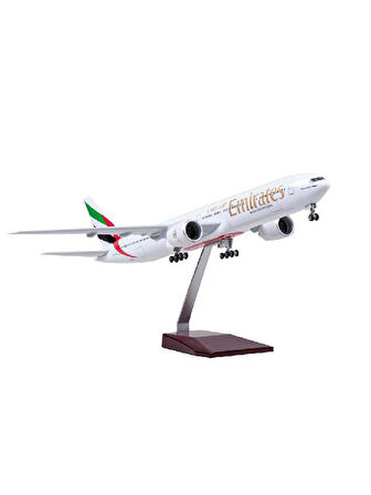  HEDİYELİK-MAKET UÇAKLAR-EMIRATES-ÖLÇEK : 1:157 47 CM-JB777EMIRATES