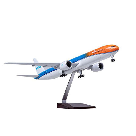  HEDİYELİK-MAKET UÇAKLAR-KLM-ÖLÇEK : 1:157 47 CM-JB777KLM