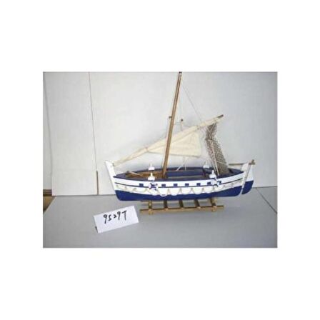 DENİZCİLİK › DENİZCİLİK GRUBU › Marine Model Gemi-Z&A Mavi Balıkçı Teknesi>>40X9.5X35 cm