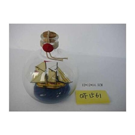 DENİZCİLİK › DENİZCİLİK GRUBU › Marine Şişe Gemi-Z&A ŞİŞE GEMİ>>12x12x15 cm