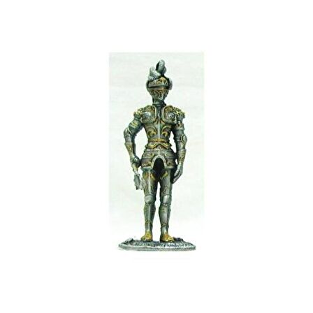 WISE Veronese Serisi-Wise Kurşun Asker-WISE METAL ŞÖVALYE BİBLO-11 CM