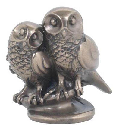 WISE Veronese Serisi-WISE BRONZ BAYKUŞLAR-7*3*6 CM