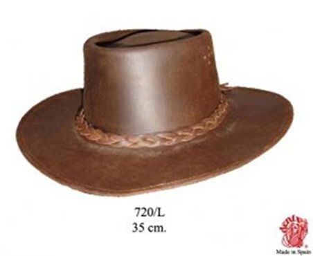 Denix-DERİ KOVBOY ŞAPKASI-Made in Spain-Handmade-Denix Koleksiyon Grubu