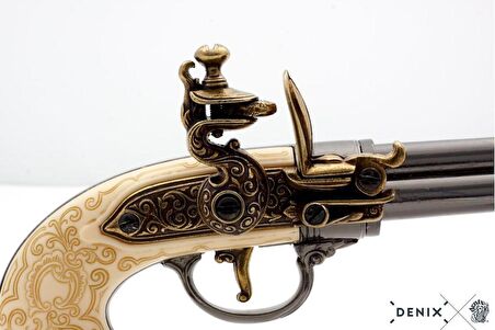 Dekoratif Denix-3 NAMLULU TABANCA, İTALYA 1680-Made in Spain-Handmade