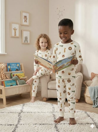 Softify 1.0 TOG Jungle Bebek & Çocuk Pijama Takımı