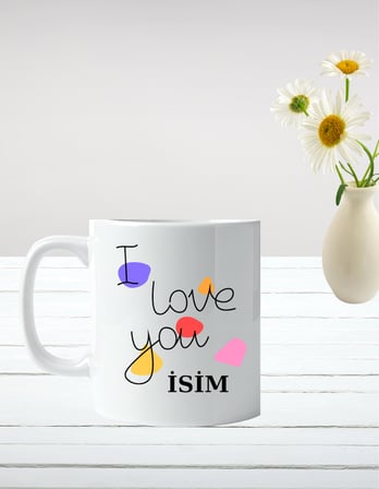 Kişiye Özel İsim Yazılı Kupa