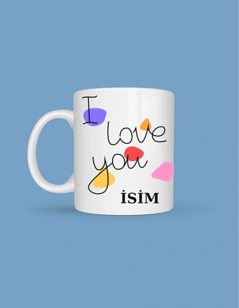 Kişiye Özel İsim Yazılı Kupa