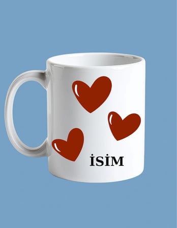 Kişiye Özel İsim Yazılı Kupa