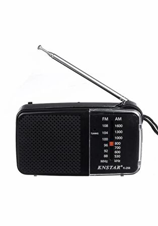 Cep Tipi Taşınabilir Am / Fm Radyo Knstar K-258 Yeni Seri Radyo