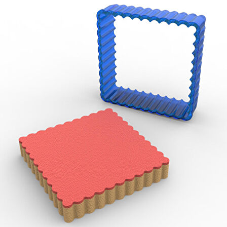 Tırtıklı Kare Çerçeve PC Kopat