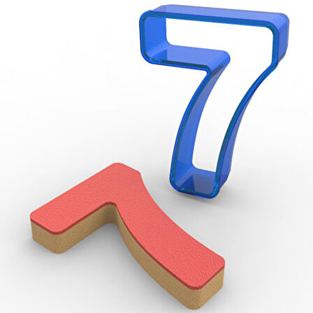 7 Rakam PC Kurabiye Kalıbı